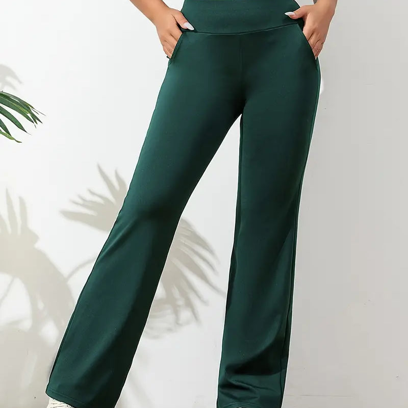 Yogène | Legging Yoga Femme Taille Haute en 5 Coloris, Doux et Gainant pour Sport et Quotidien