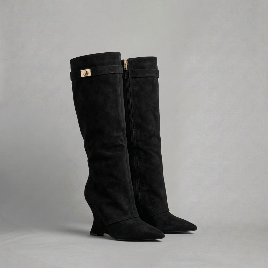 Élise – Bottes hautes élégantes au style raffiné