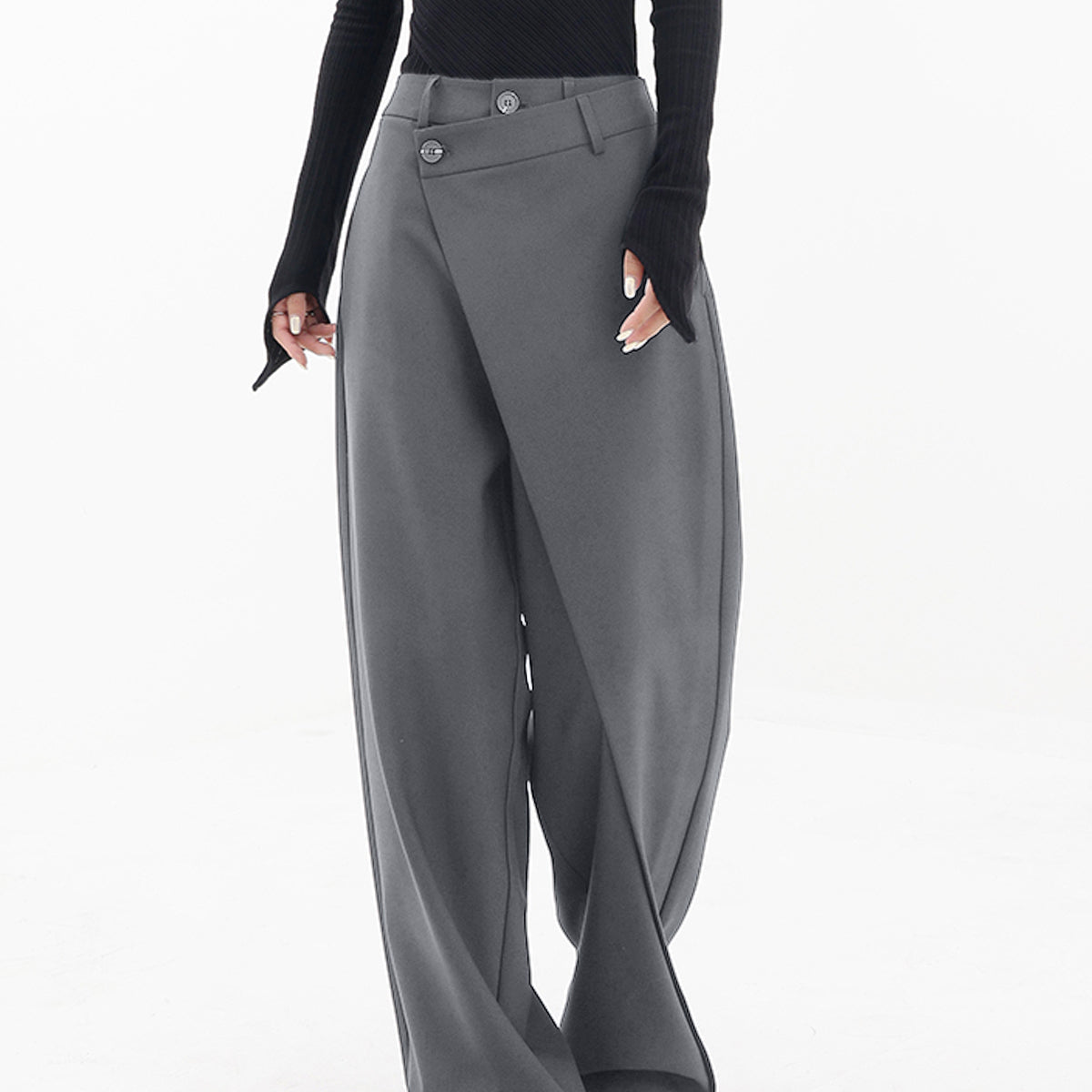 Fluvène | Pantalon Ample Femme à Coupe Fluide et Design Original, Élégant et Confortable au Quotidien